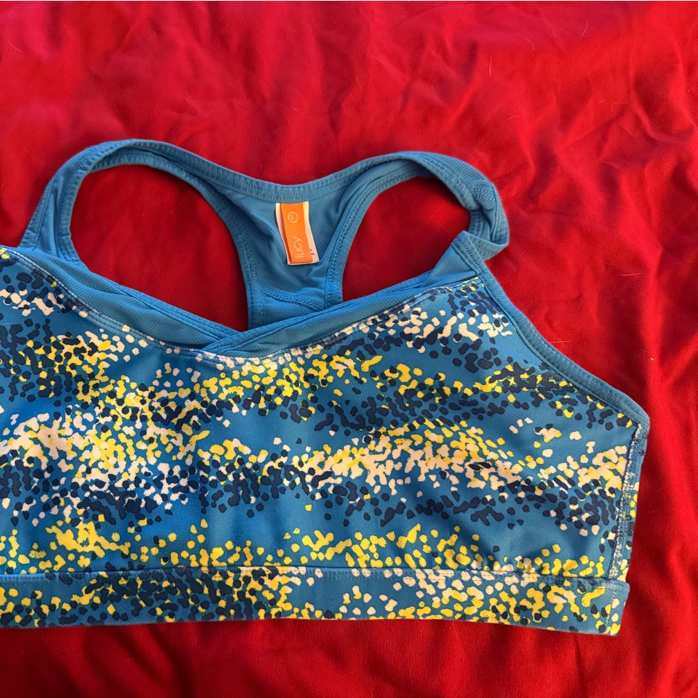 Lucy Blue Sports Bra